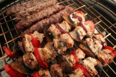 Chicken Kebab & Kofte Kebab